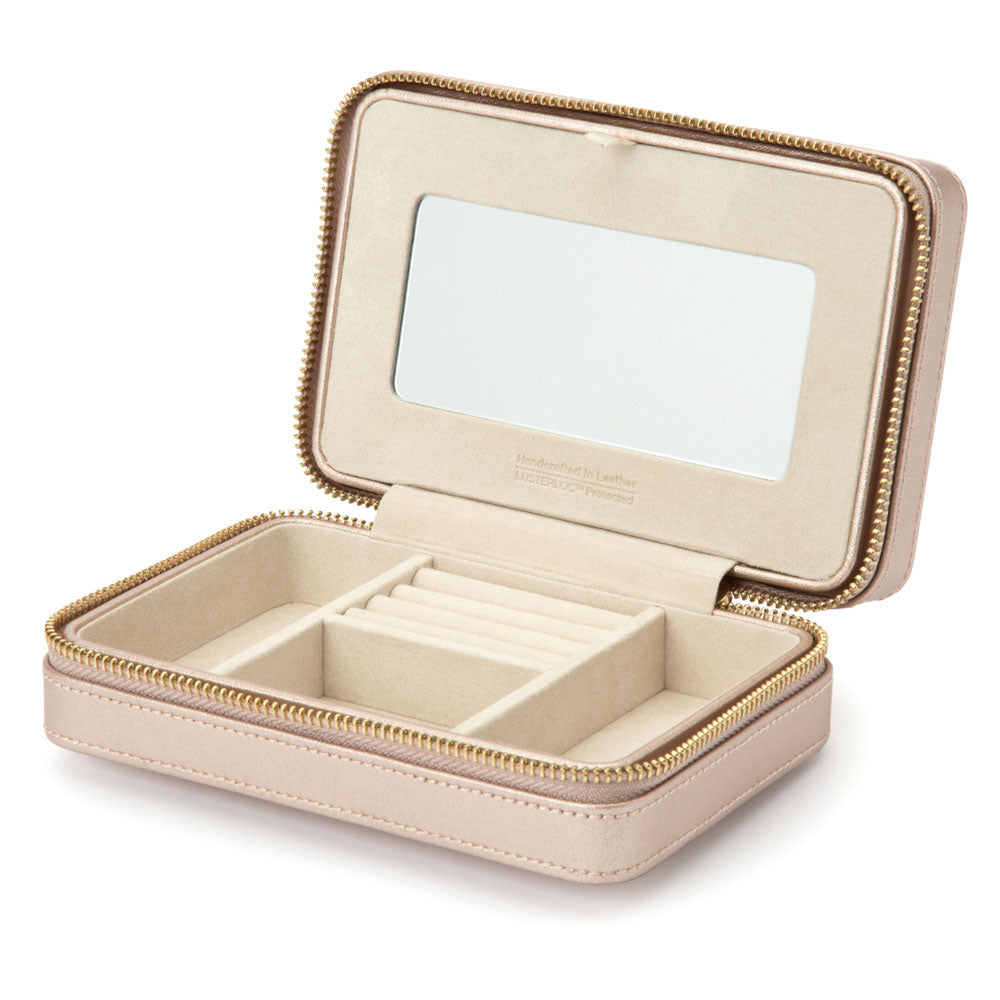 WOLF 1834 - Palermo Zip Case - Rose Gold