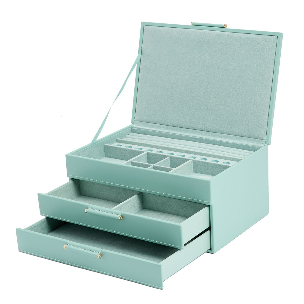 WOLF 1834 - Sophia Jewelry Box with Drawers - Jade