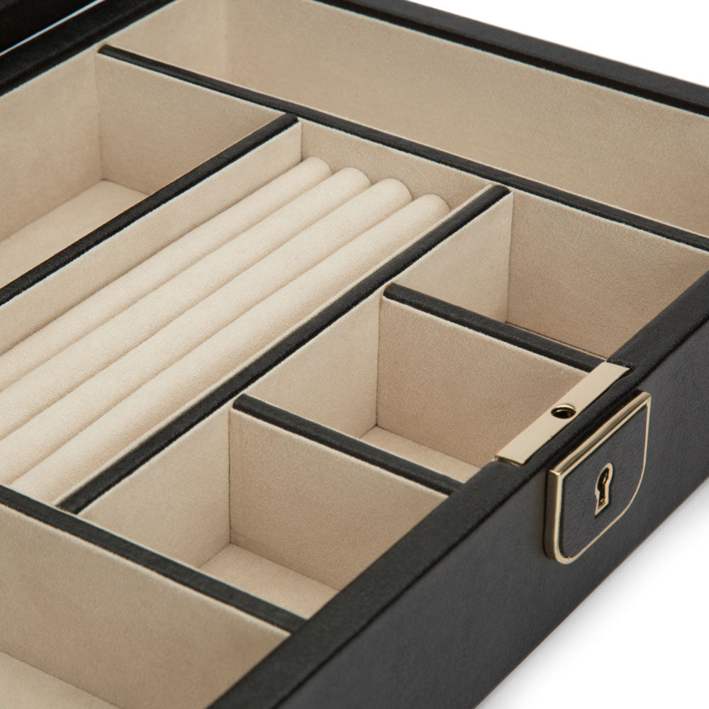 WOLF 1834 - Palermo Medium Jewelry Box - Black Anthracite