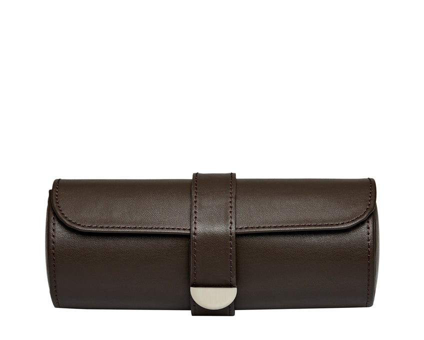 WOLF 1834 - Earth Triple Watch Roll - Coffee