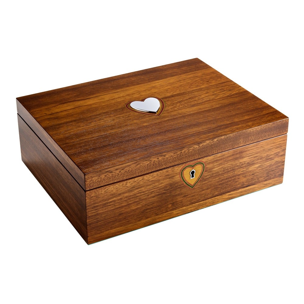WOLF 1834 - Ballet Musical Jewellery Box – Sleeping Beauty Walnut Wood