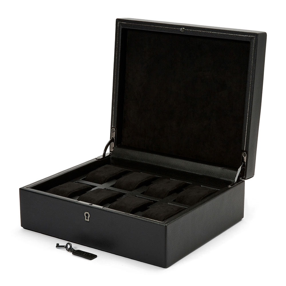 WOLF 1834 - British Racing 8 Piece Watch Box - Black