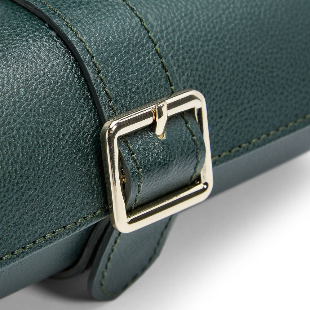 WOLF 1834 - British Racing Triple Watch Roll - Green
