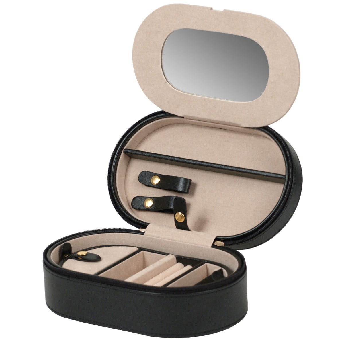 WOLF 1834 - Heritage Oval Zip Case - Black