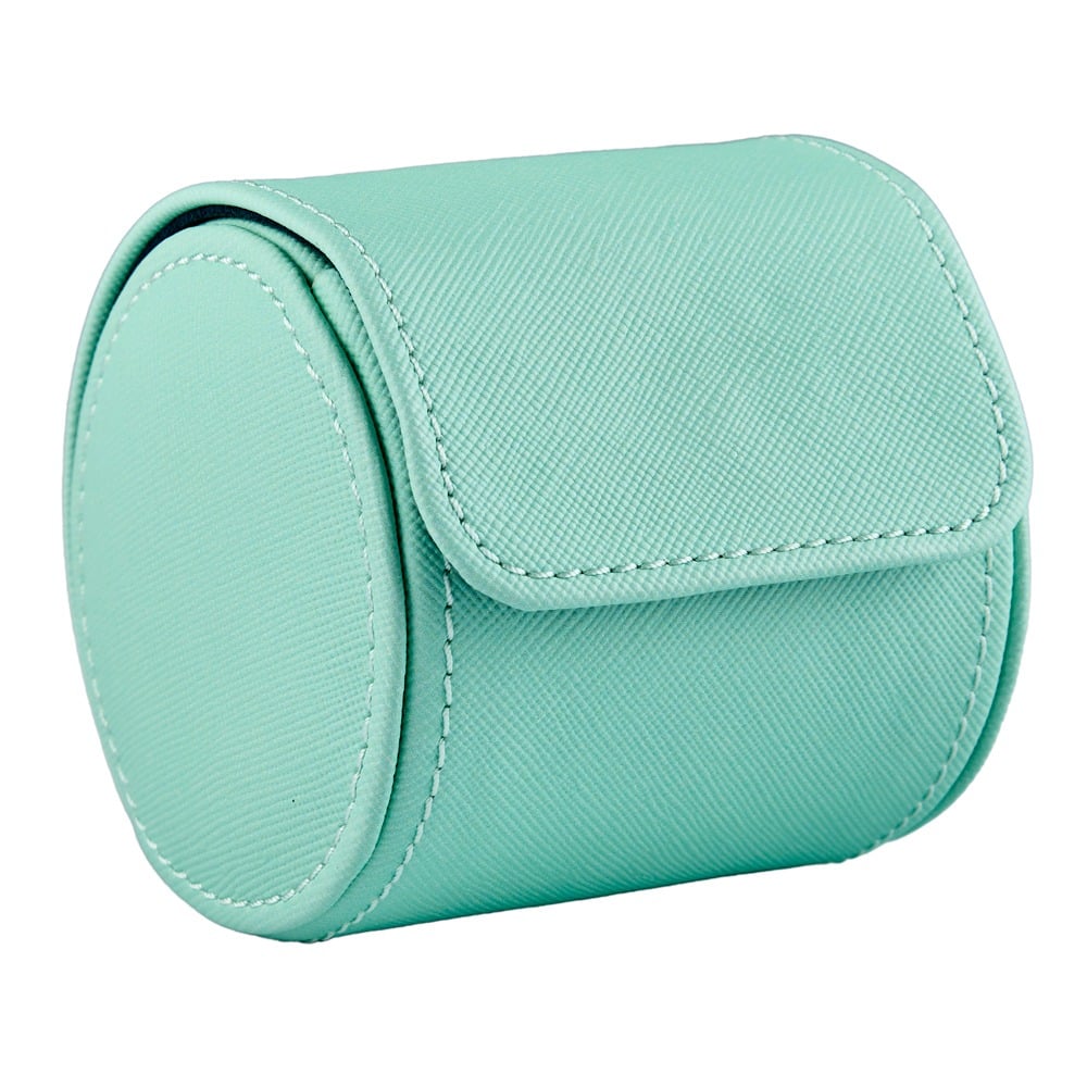 WOLF 1834 - Seltzer Single Watch Roll - Mint/Teal