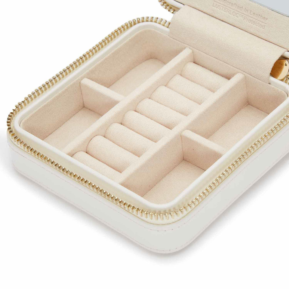 WOLF 1834 - Maria Small Zip Case - White