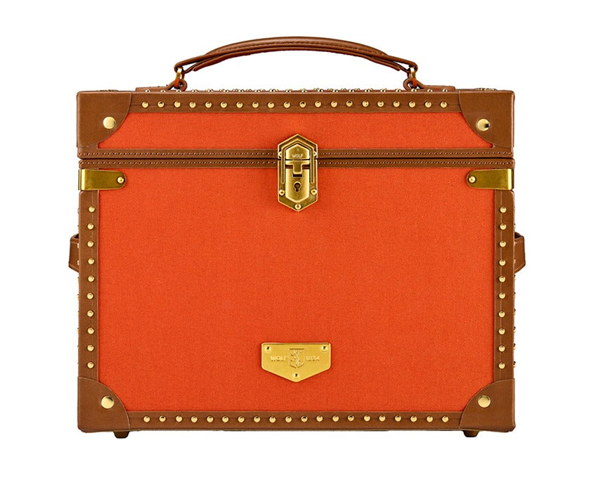 WOLF 1834 - Ida Trunk Jewellery Box - Orange