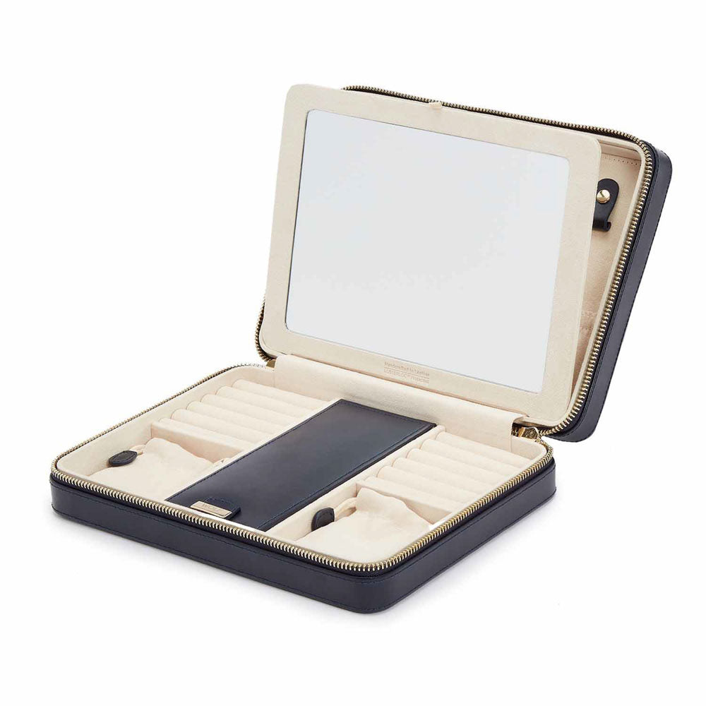 WOLF 1834 - Maria Large Zip Case - Navy