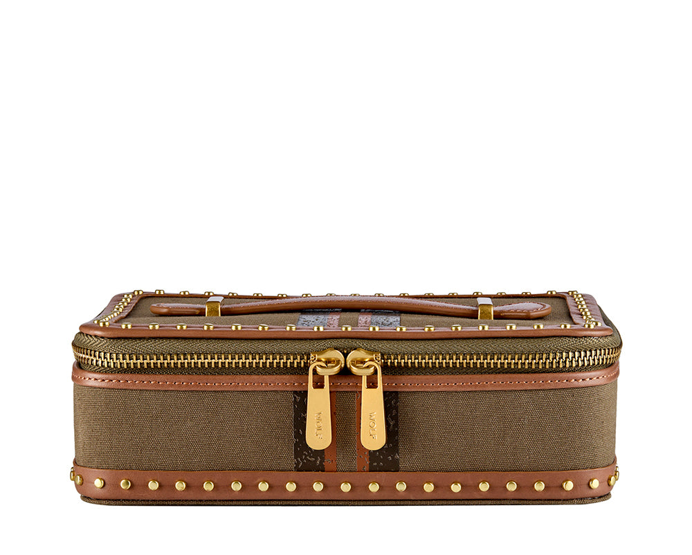 WOLF 1834 - Ida Travel Zip Jewelry Case - Khaki