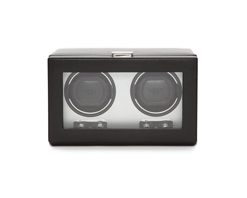 WOLF 1834 - Heritage Double Winder - Brushed Metal