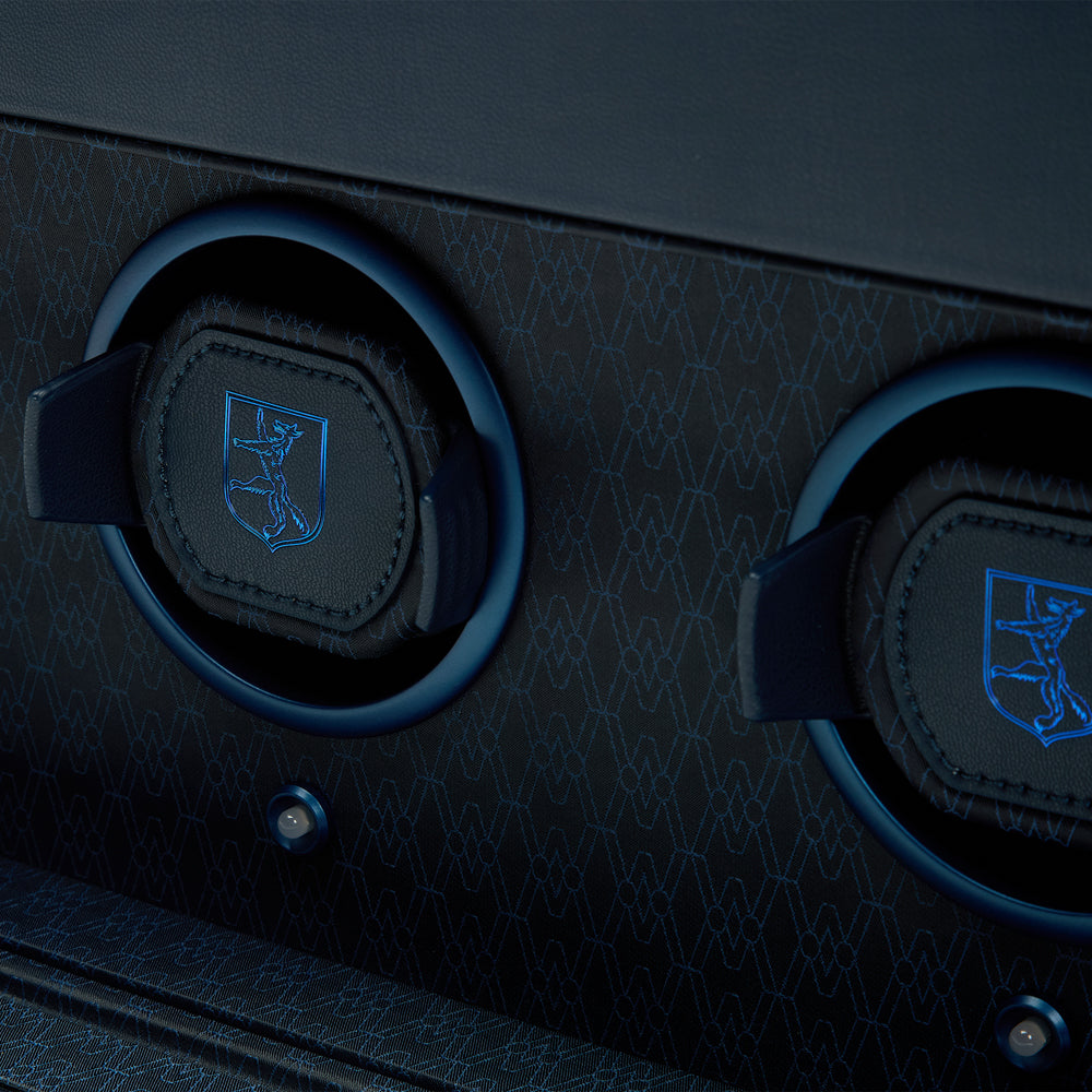 WOLF 1834 - Earth Triple Watch Winder - Midnight Blue