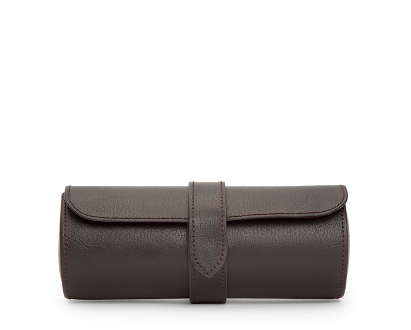 WOLF 1834 - Blake Watch Roll with Capsule - Brown