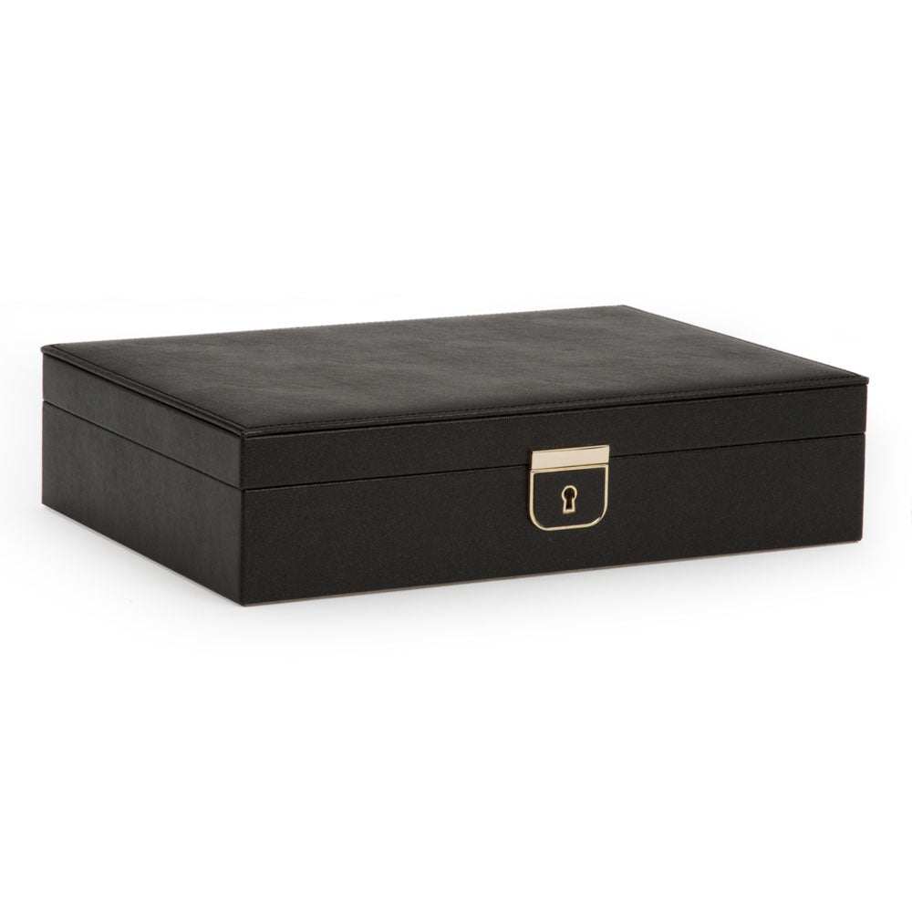 WOLF 1834 - Palermo Medium Jewelry Box - Black Anthracite
