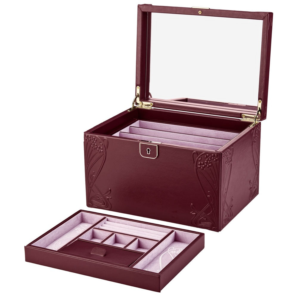 WOLF 1834 - WOLF X LIBERTY Ianthe Large Jewelry Box - Burgundy