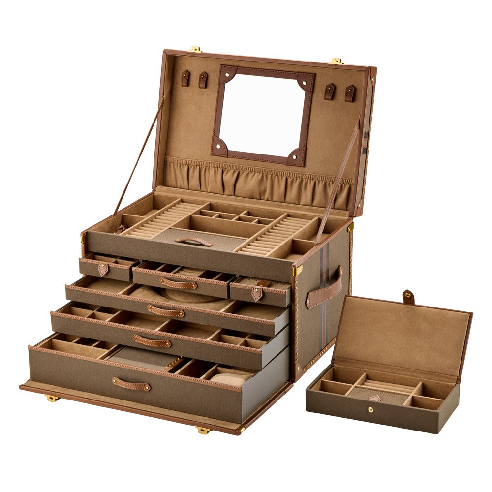 WOLF 1834 - Ida Armoire Jewelry Box - Khaki