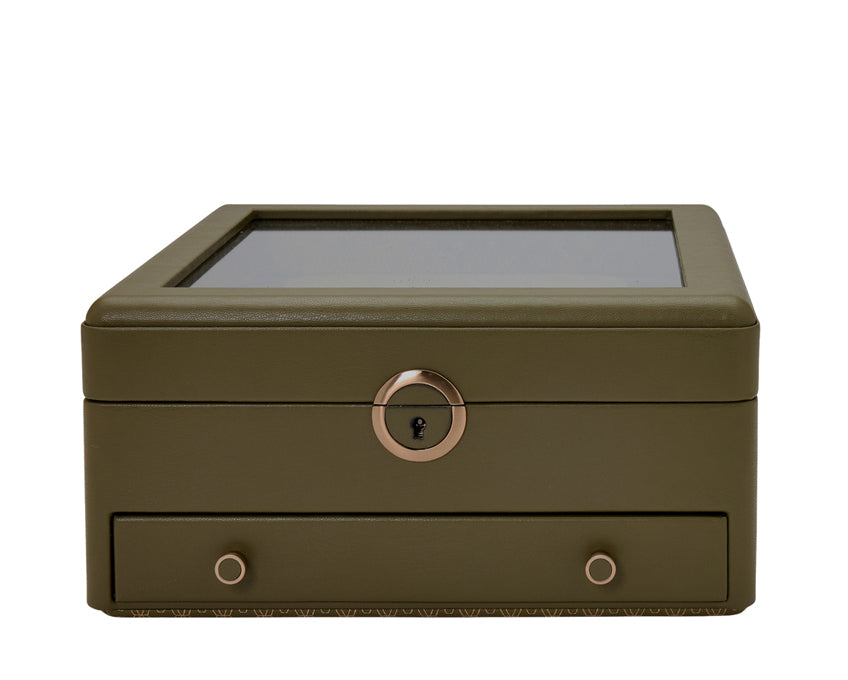 WOLF 1834 - Earth Watch Stand Box - Olive