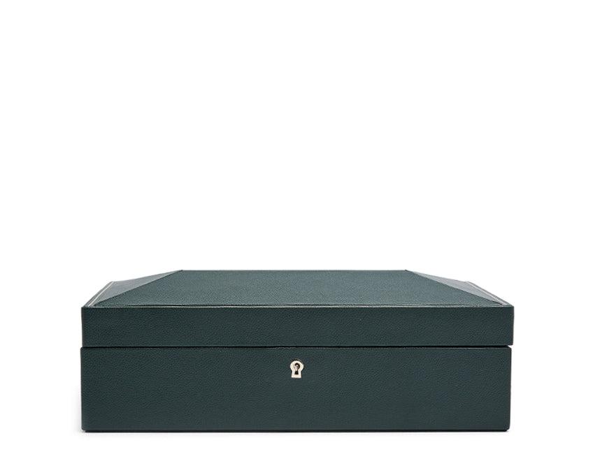 WOLF 1834 - British Racing 10 Piece Watch Box - Green