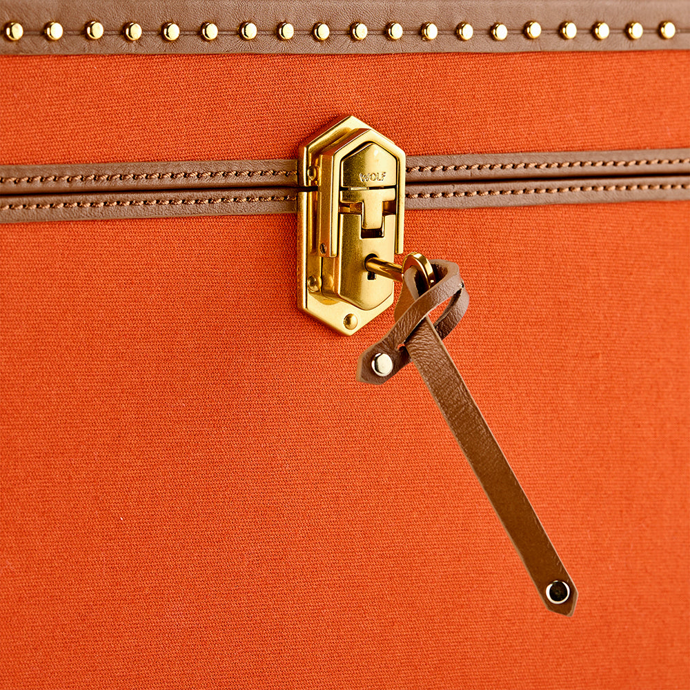 WOLF 1834 - Ida Trunk Jewellery Box - Orange