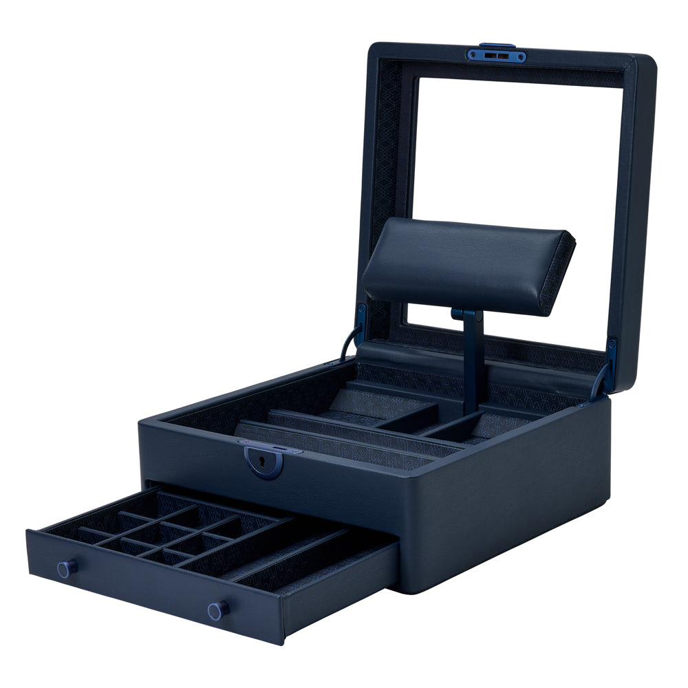 WOLF 1834 - Earth Watch Stand Box - Midnight Blue