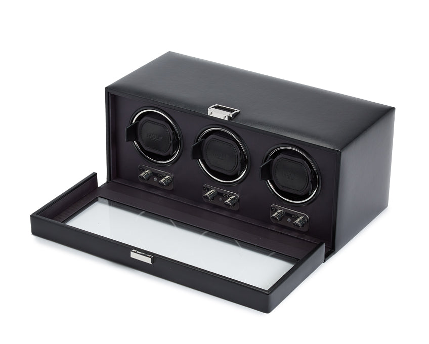 WOLF 1834 - Heritage Triple Winder - Black