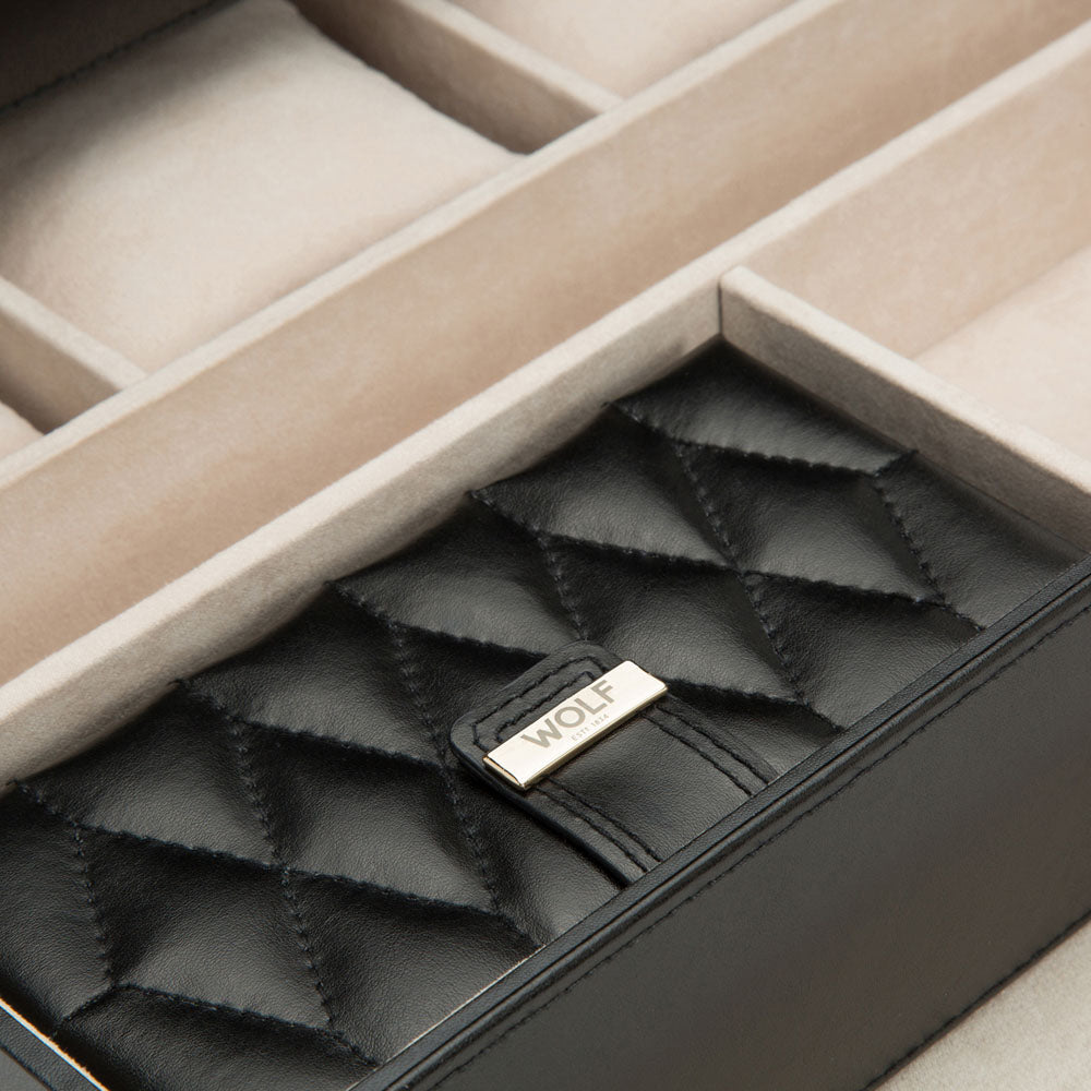 WOLF 1834 - Caroline Extra Large Jewelry Case - Black