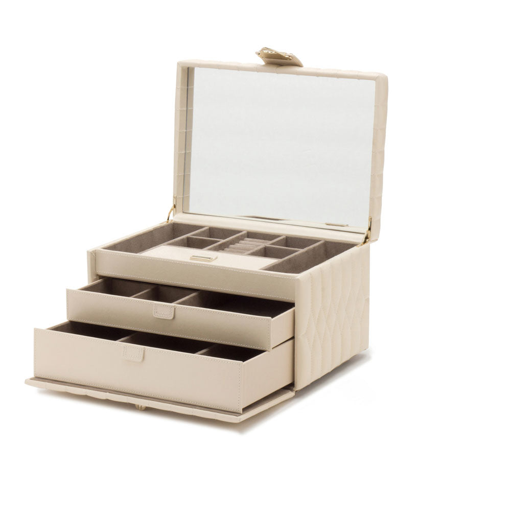 WOLF 1834 - Caroline Medium Jewelry Case - Ivory