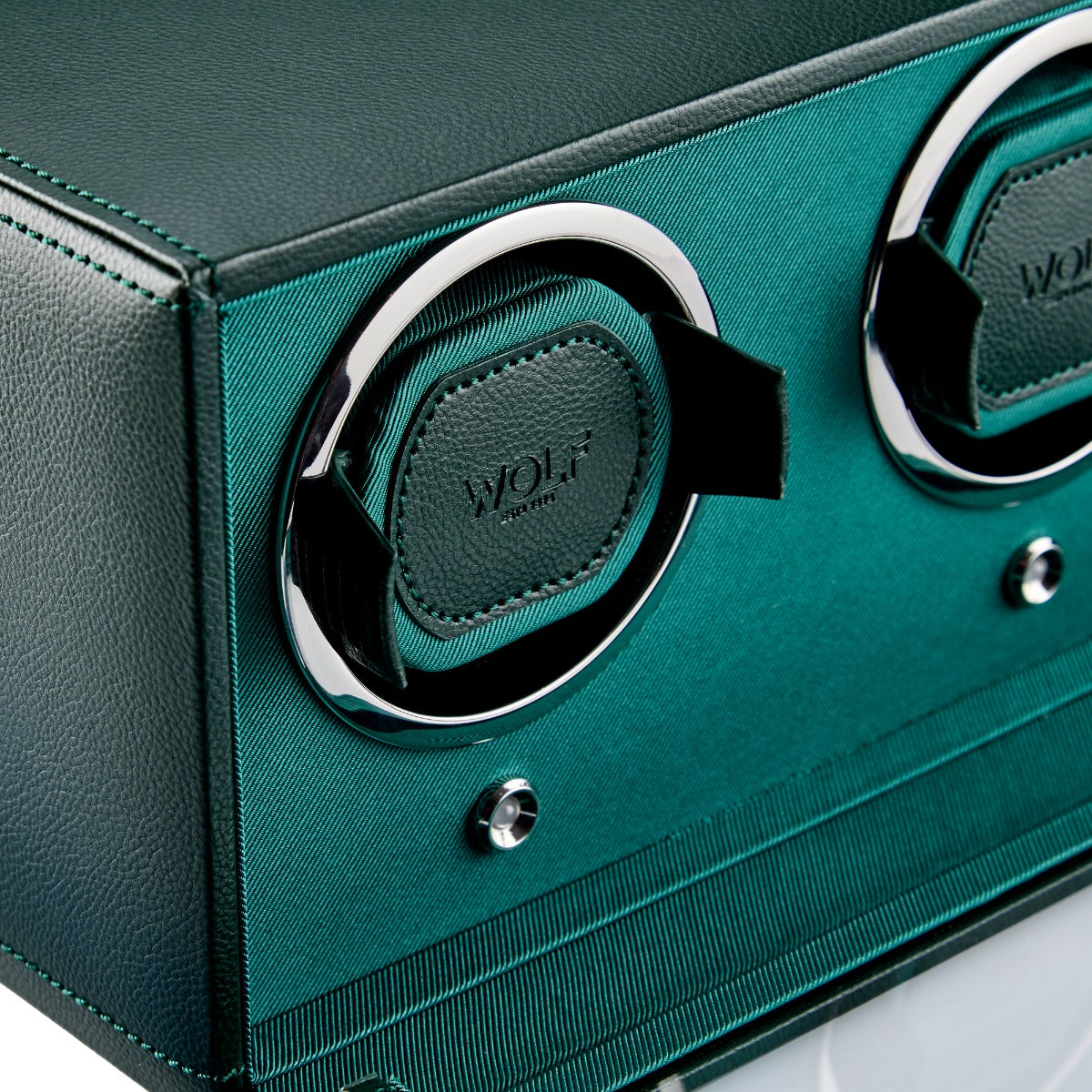 WOLF 1834 - Cub Double Watch Winder with Cover - Green