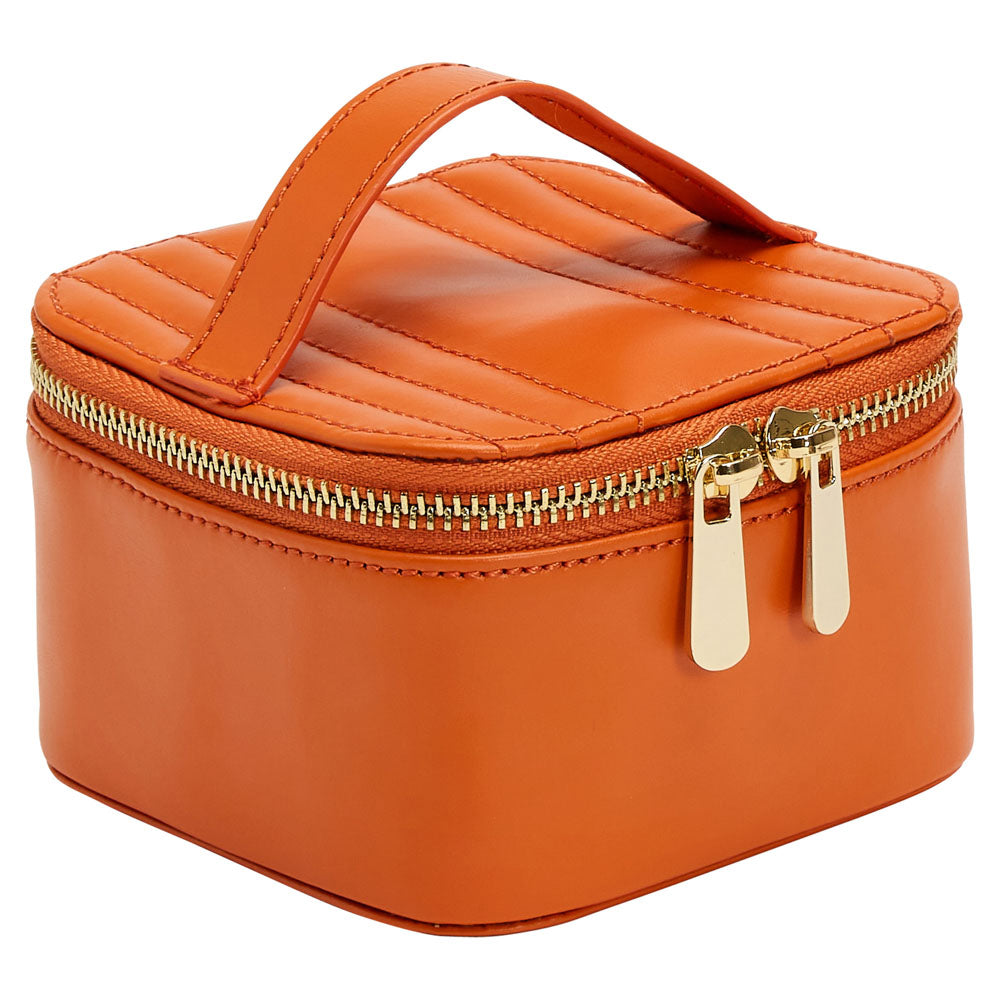 WOLF 1834 - Maria Zip Jewelry Cube - Tangerine