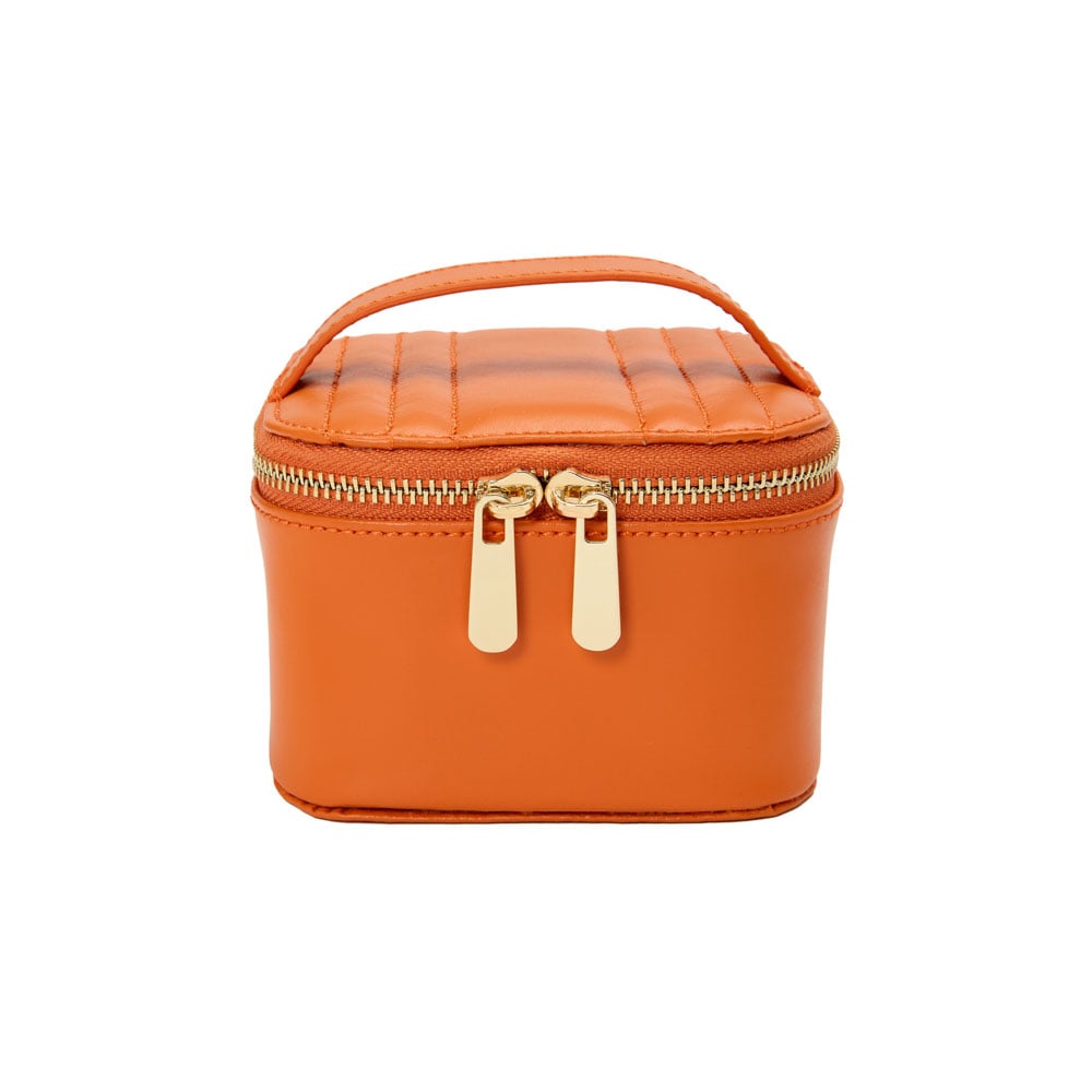 WOLF 1834 - Maria Zip Jewelry Cube - Tangerine
