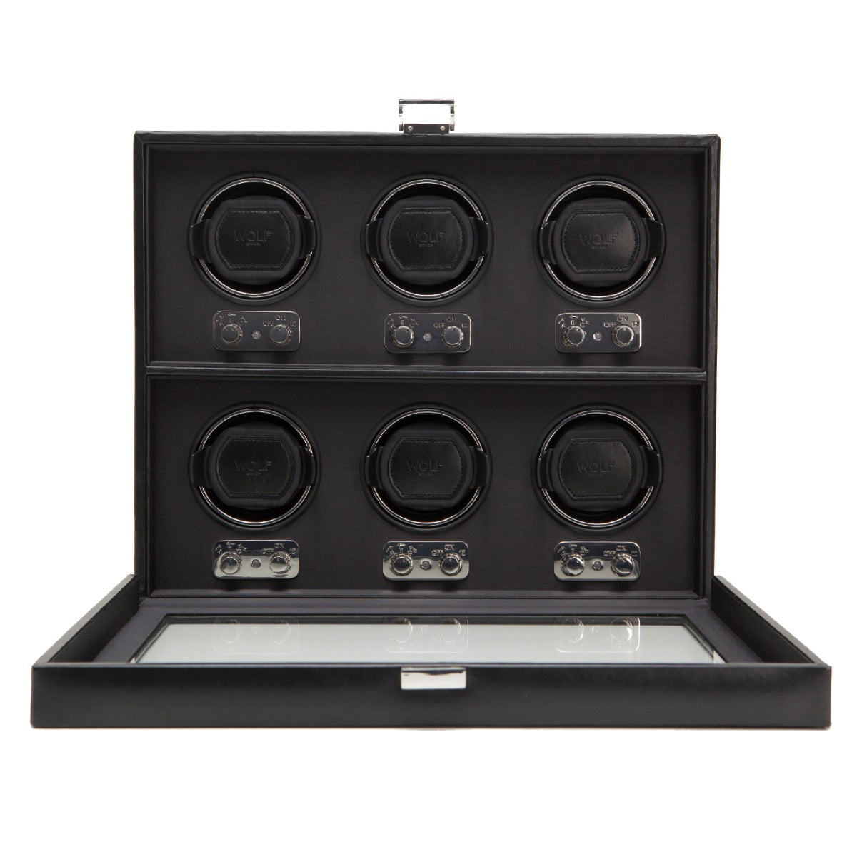 WOLF 1834 - Heritage 6 Piece Winder - Black