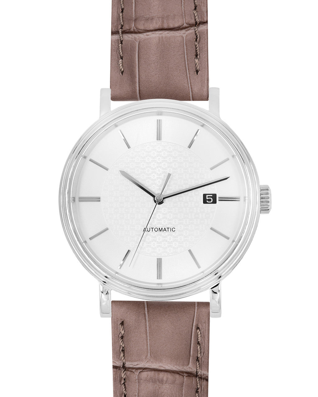 Hirsch - DUKE Alligator Embossed Calfskin Watch Strap 010 28 - Taupe