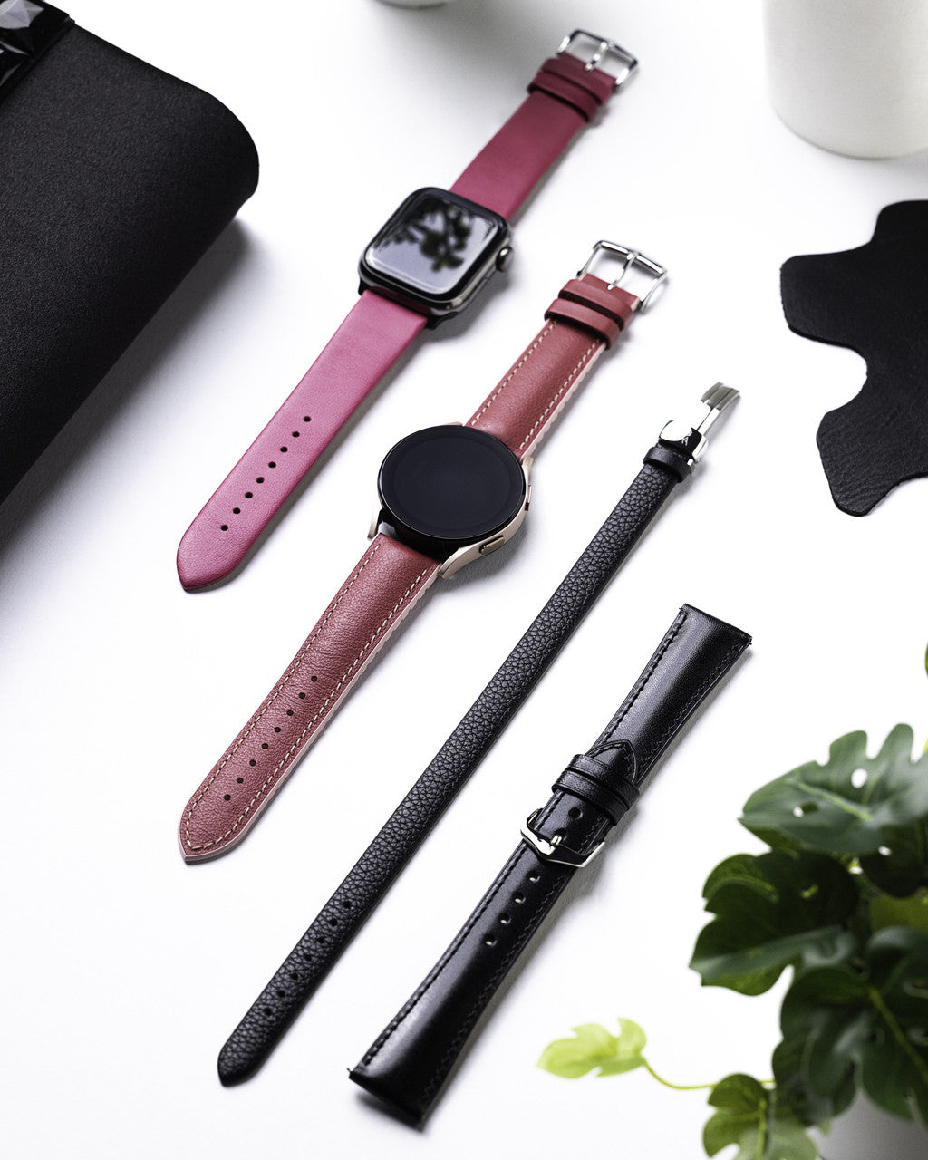 HIRSCH SIENA Artisan Leather Watchband 042 02 - Black