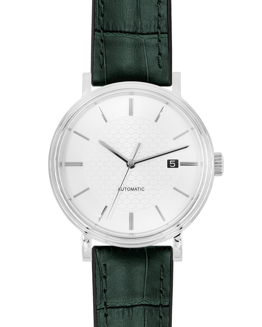 Hirsch - PAUL Performance Alligator Embossed Calfskin Watch Band 092 50 28 - Green