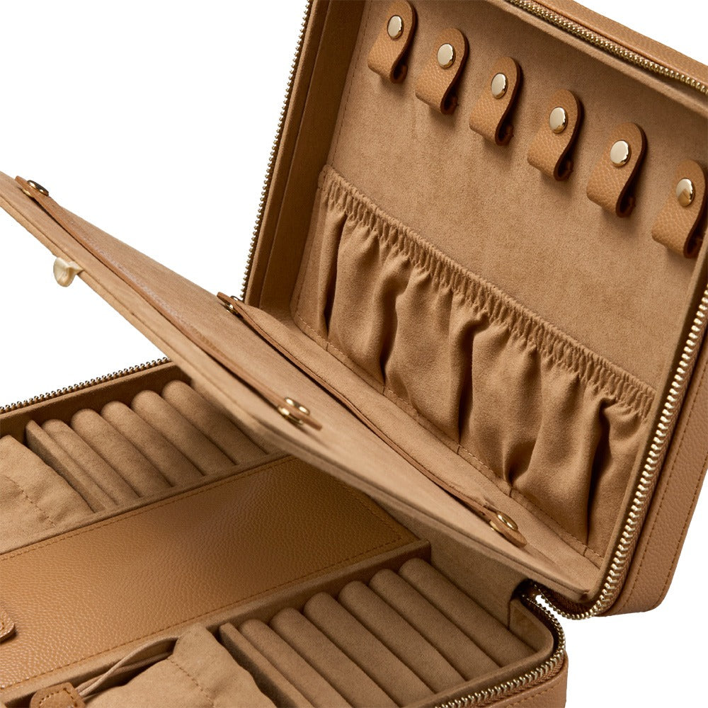 WOLF 1834 Lauren Large Zip Case - Caramel - view 5
