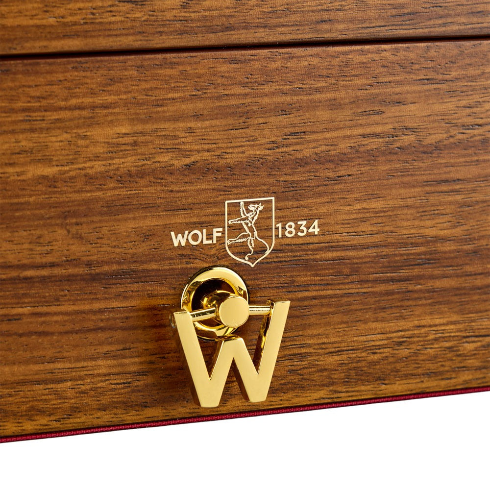 WOLF 1834 Ballet Musical Jewellery Box - Nutcracker Walnut Wood - view 8