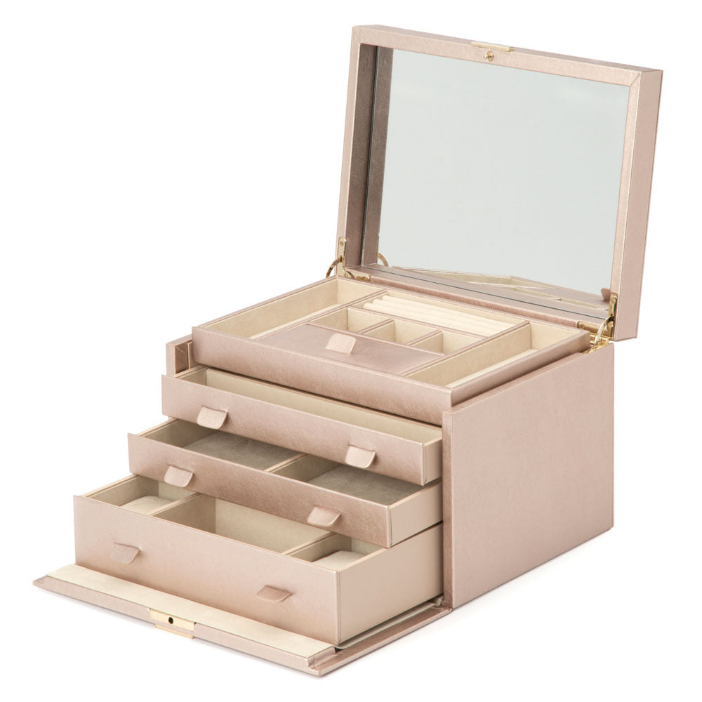 WOLF 1834 Palermo Large Jewelry Box - Rose Gold - view 3
