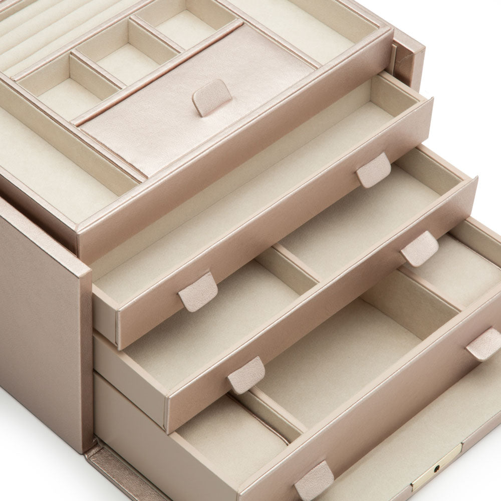 WOLF 1834 Palermo Large Jewelry Box - Rose Gold - view 4