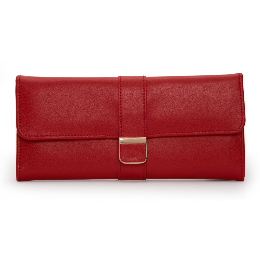 WOLF 1834 Palermo Jewelry Roll - Red