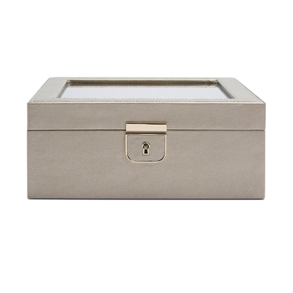 WOLF 1834 Palermo 6 Piece Watch Box - Pewter