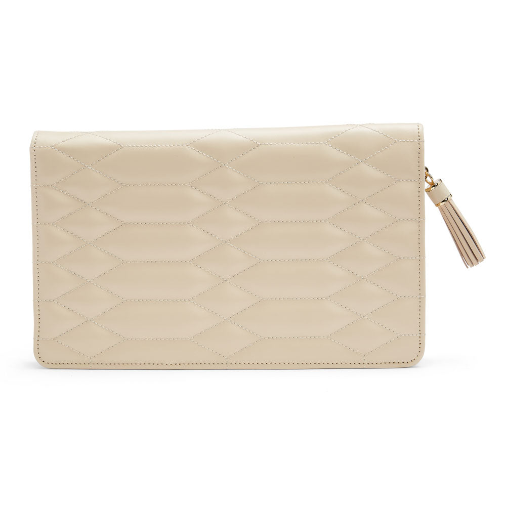 WOLF 1834 Caroline Large Jewelry Portfolio - Ivory