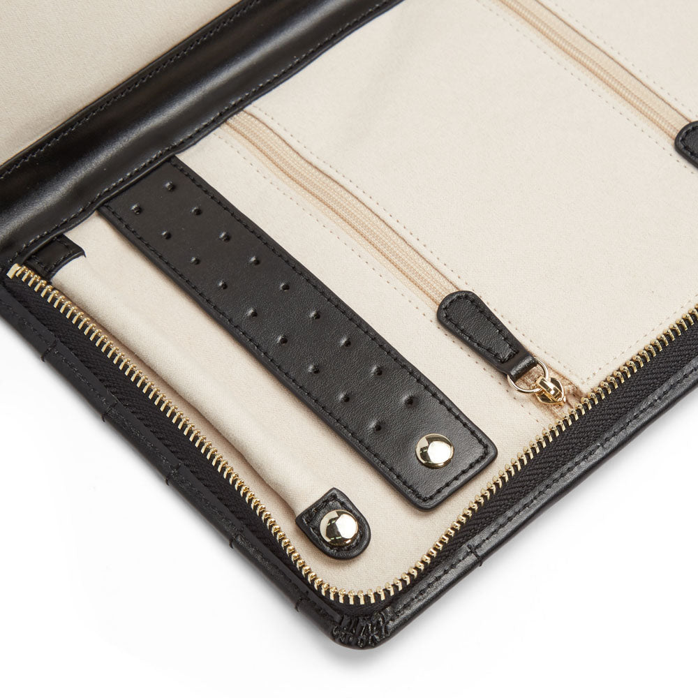 WOLF 1834 Caroline Large Jewelry Portfolio - Black - view 4