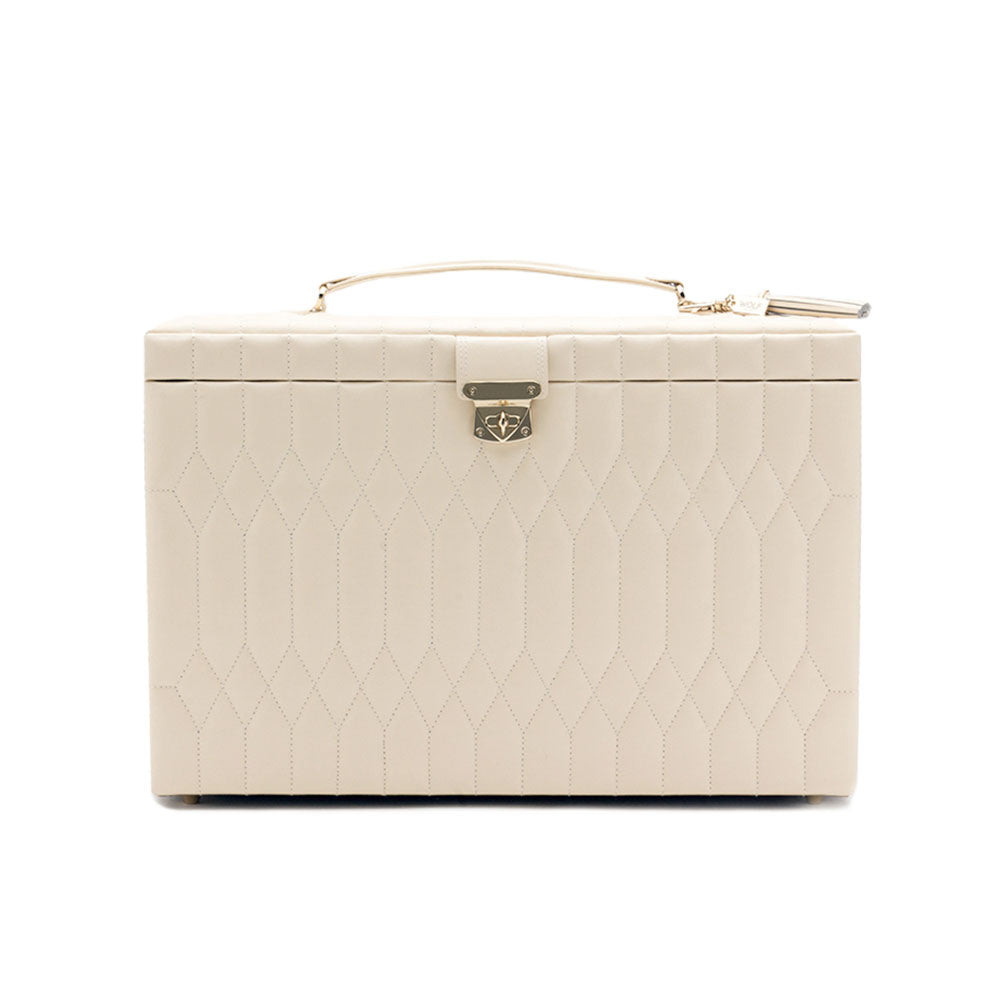 WOLF 1834 Caroline Extra Large Jewelry Case - Ivory