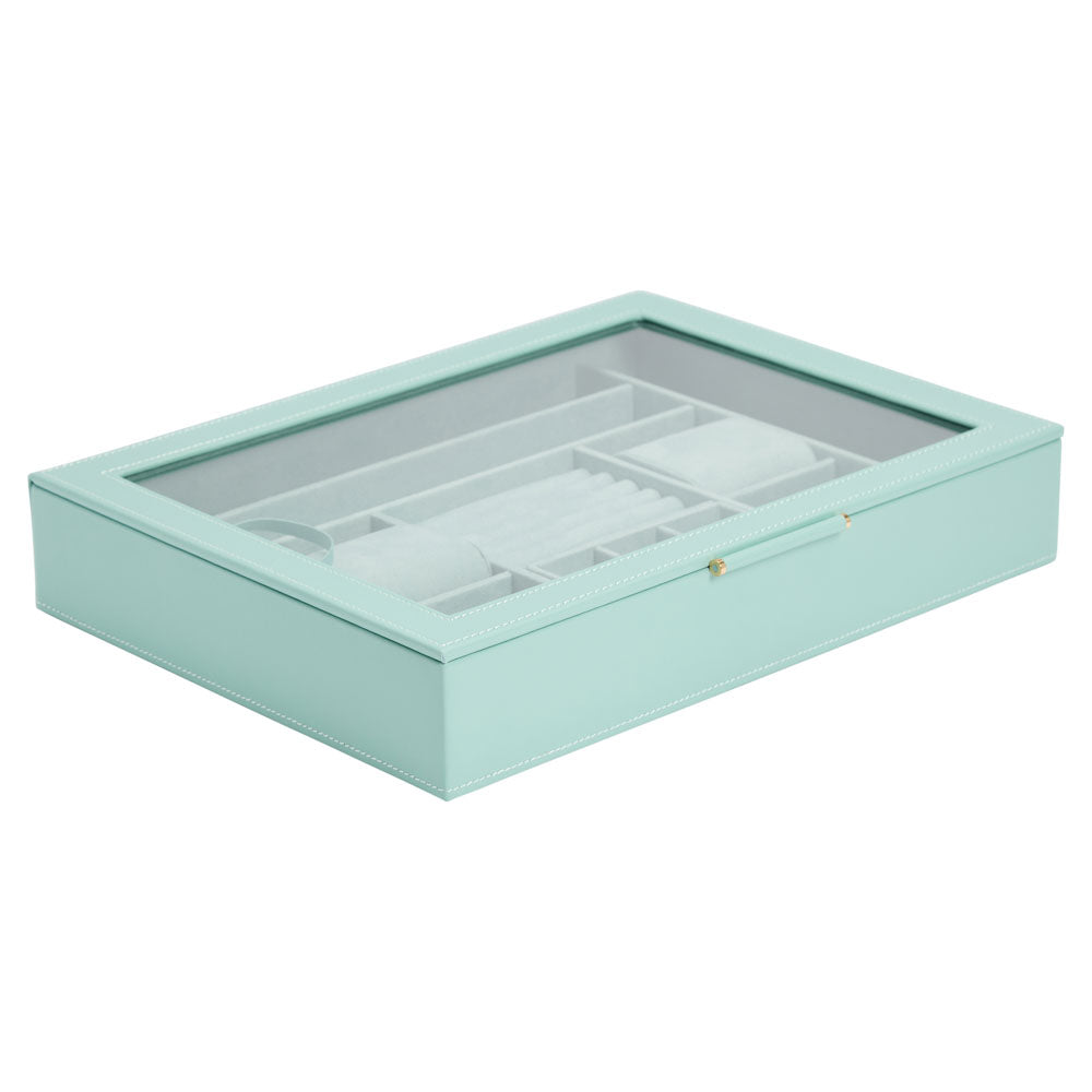 WOLF 1834 Sophia Jewelry Box with Window - Jade - view 2