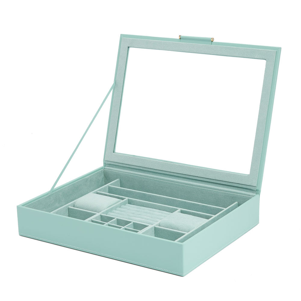 WOLF 1834 Sophia Jewelry Box with Window - Jade - view 4