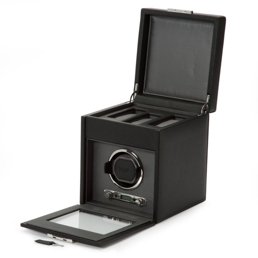 WOLF Single Watch Winder with Storage