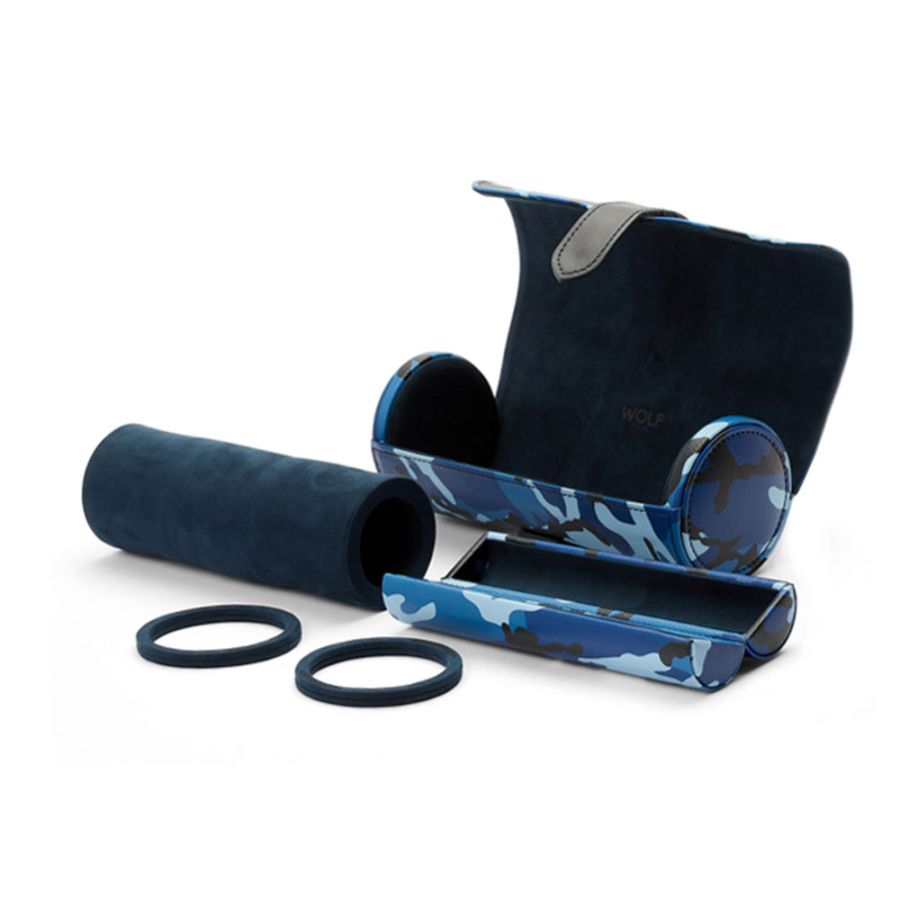 WOLF Elements Triple Watch Roll with Capsule