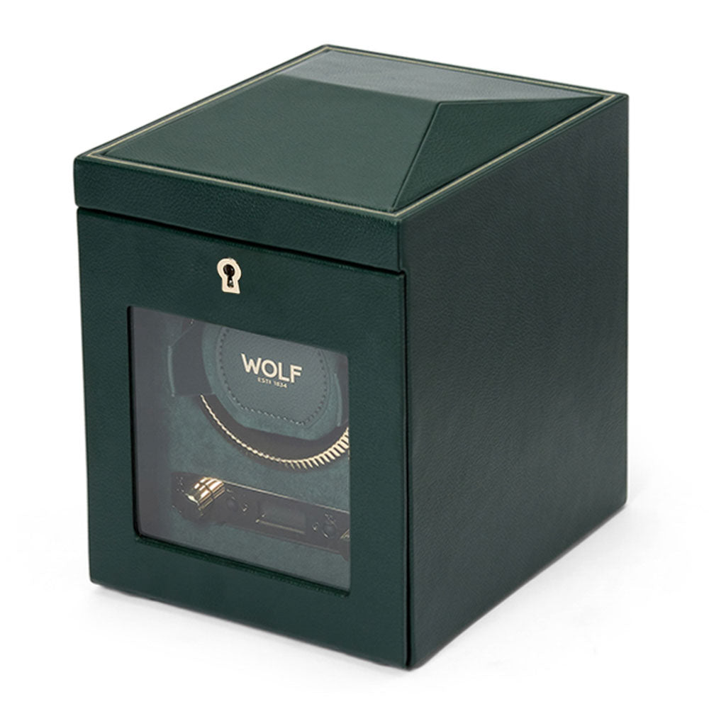 WOLF 1834 British Racing Single Watch Winder - Green - view 2