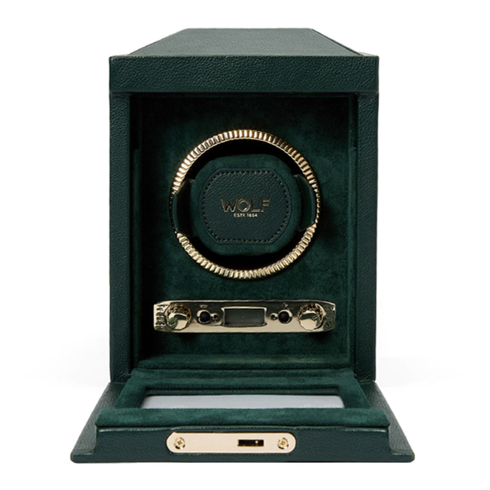 WOLF 1834 British Racing Single Watch Winder - Green - view 3