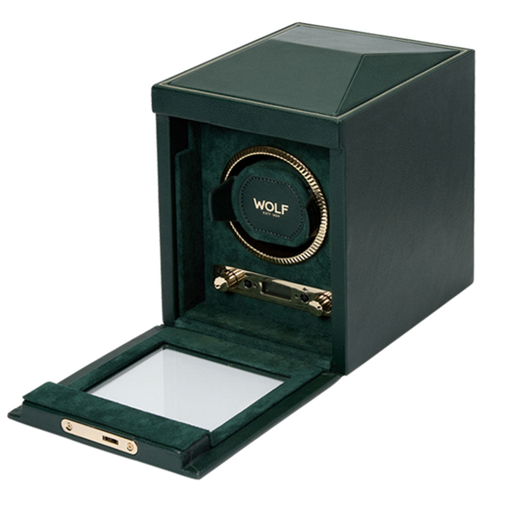 WOLF 1834 British Racing Single Watch Winder - Green - view 4