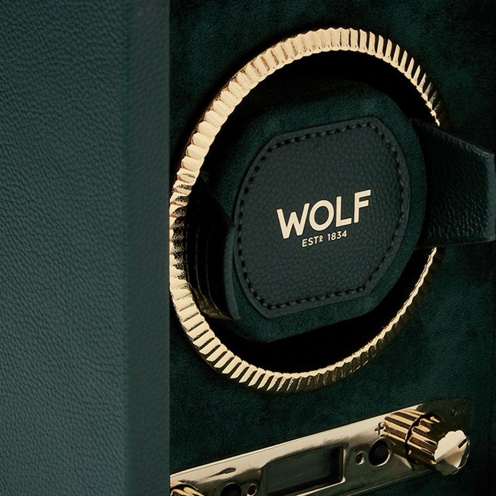 WOLF 1834 British Racing Single Watch Winder - Green - view 5